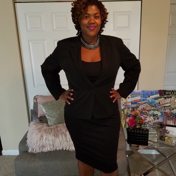 Ashley Stewart Jackets & Blazers - Plus Size Ashley Stewart 20W Black Blazer